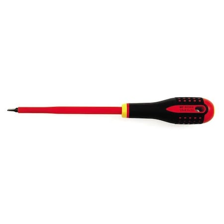 Slotted Insulated Screwdriver, 7X3X1/8
