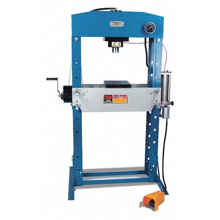 50-Ton Press, Pneumatic, H-Frame (HSP-50A) MPN:HSP-50A