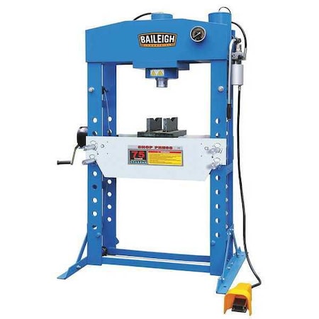 Hydraulic Press, 75 t, Air Pump MPN:HSP-75A