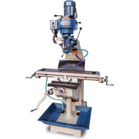Baileigh Industrial Vertical Mill 2 HP Single Phase 120V VM-836E-1 BA9-1020694