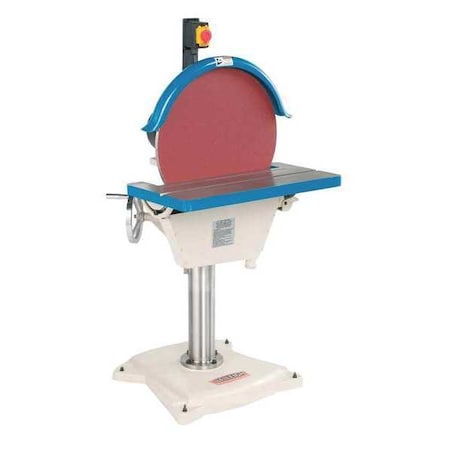 Disc Sander, 2 hp, 20 in Disc Dia, 1100 RPM Disc Speed, Corded, 230V V MPN:DG-500