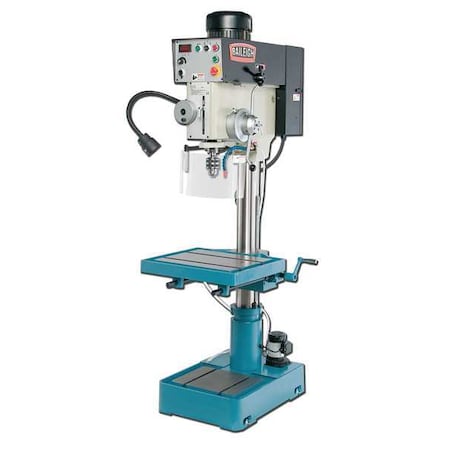 Floor Drill Press, 20-51/64 In., 220V MPN:DP-1500VS
