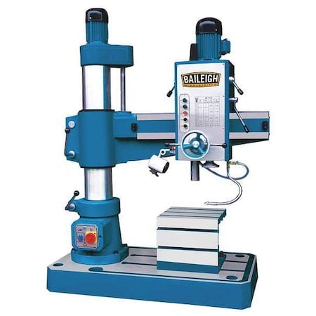Radial Floor Drill Press, Geared Head Drive, 4 hp, 220V AC V, Variable Speed MPN:RD-1000M