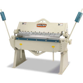 Baileigh Industrial Heavy Duty Manually Operated Box and Pan Finger Brake 4'L 12 Gauge BA9-1000404