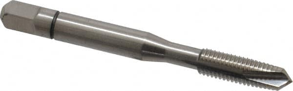 Spiral Point Tap: 1/4-28, UNF, 3 Flutes, Plug, Powdered Metal, Bright Finish MPN:32092-000