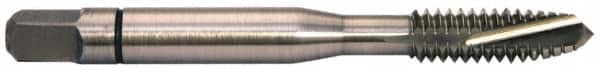 Spiral Point Tap: 1/4-28, UNF, 3 Flutes, Plug, 2B, Powdered Metal, Bright Finish MPN:32094-000