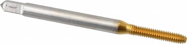 Thread Forming Tap: #3-48 UNC, 2/3B Class of Fit, Bottoming, High Speed Steel, TiN Coated MPN:10522-01T