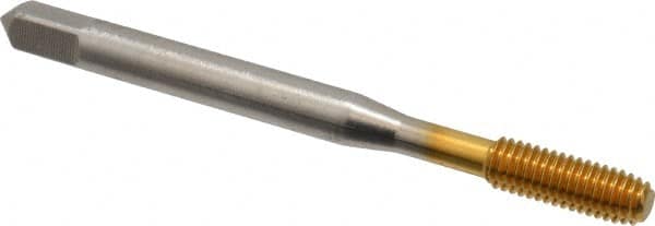 Thread Forming Tap: #10-32 UNF, 2/3B Class of Fit, Bottoming, High Speed Steel, TiN Coated MPN:12184-01T
