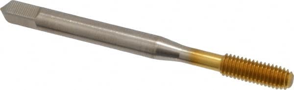 Thread Forming Tap: #10-32 UNF, 2B Class of Fit, Bottoming, High Speed Steel, TiN Coated MPN:12185-01T