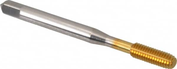 Thread Forming Tap: #10-32 UNF, Bottoming, High Speed Steel, TiN Coated MPN:12187-01T
