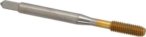 Thread Forming Tap: #10-32 UNF, Bottoming, High Speed Steel, TiN Coated MPN:12189-01T