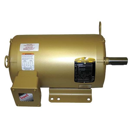 Three-Phase General Purpose Motor, 1 HP, 143TC Frame, 208-230/460V AC Voltage MPN:CEM3116T