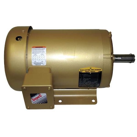 Three-Phase General Purpose Motor, 1 HP, 56C Frame, 230/460V AC Voltage, 1760 rpm Nameplate RPM MPN:CEM3546