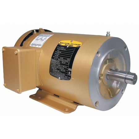 Three-Phase General Purpose Motor, 2 HP, 145TC Frame, 230/460V AC Voltage, 3490 rpm Nameplate RPM MPN:CEM3555T