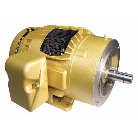 Three-Phase General Purpose Motor, 1 HP, 143TC Frame, 208-230/460V AC Voltage, 13 in Overall Length MPN:CEM3581T