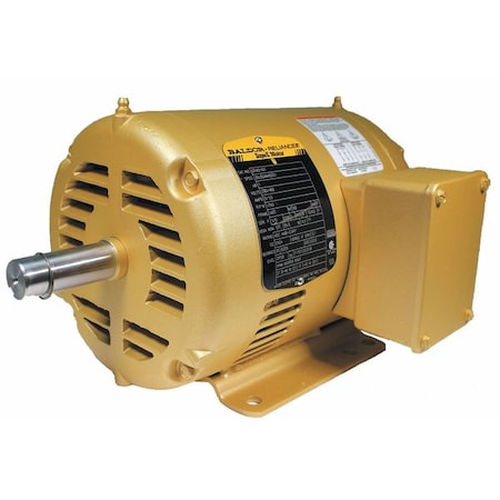 Three-Phase General Purpose Motor, 1 HP, 143T Frame, 208-230/460V AC Voltage, 1760 rpm Nameplate RPM MPN:EFM3116T