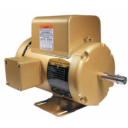 Capacitor-Start/Run General Purpose Motor, 1/2 hp HP, 115/230V AC Voltage, 56 Frame MPN:EL3504