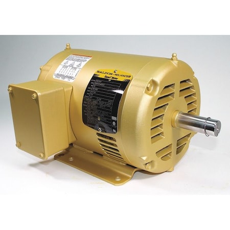 Three-Phase General Purpose Motor, 1 1/2 HP, 145T Frame, 230/460V AC Voltage, 1755 rpm Nameplate RPM MPN:EM3154T