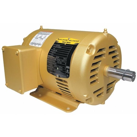 Three-Phase General Purpose Motor, 1 HP, 145T Frame, 208-230/460V AC Voltage, 1, 155 Nameplate RPM MPN:EM3156T