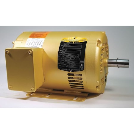 Three-Phase General Purpose Motor, 2 HP, 145T Frame, 208-230/460V AC Voltage, 1755 rpm Nameplate RPM MPN:EM3157TA