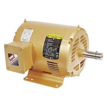 Three-Phase General Purpose Motor, 5 HP, 182T Frame, 208-230/460V AC Voltage, 3, 450 Nameplate RPM MPN:EM3212T