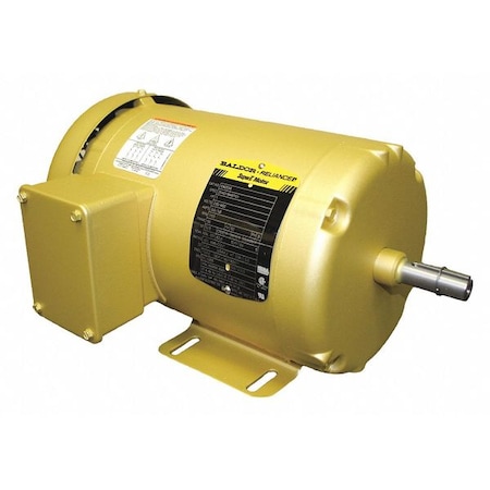 Three-Phase General Purpose Motor, 1 HP, 56 Frame, 208-230/460V AC Voltage, 1, 155 Nameplate RPM MPN:EM3556