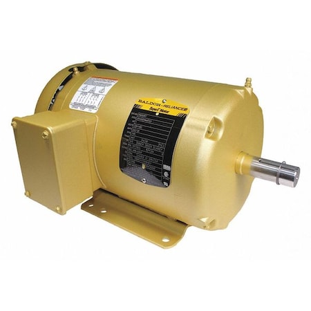 Three-Phase General Purpose Motor, 1 HP, 145T Frame, 208-230/460V AC Voltage, 1, 155 Nameplate RPM MPN:EM3556T