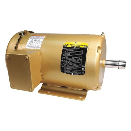 Three-Phase General Purpose Motor, 3 HP, 143T Frame, 208-230/460V AC Voltage, 3, 450 Nameplate RPM MPN:EM3559T