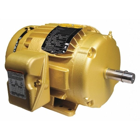 Three-Phase General Purpose Motor, 1 HP, 143T Frame, 208-230/460V AC Voltage, 1760 rpm Nameplate RPM MPN:EM3581T