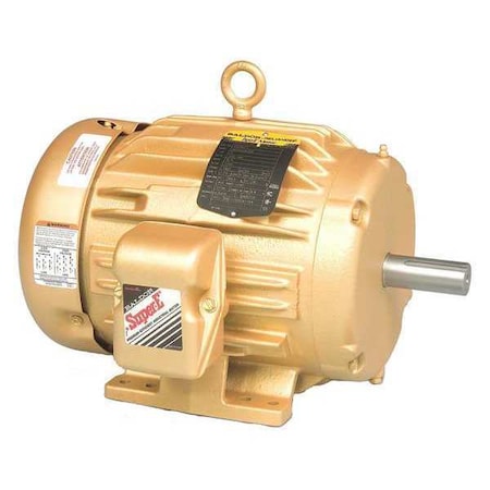 Three-Phase AC Induction Motor, 15 HP, 284T Frame, 230V AC, 460V AC Voltage, 1, 175 Nameplate RPM MPN:EM4100T