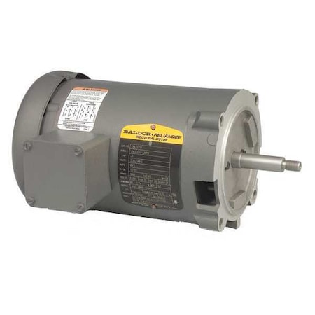 Three-Phase General Purpose Motor, 1/2 HP, 56J Frame, 230V AC, 460V AC Voltage, 3, 450 Nameplate RPM MPN:JM3460