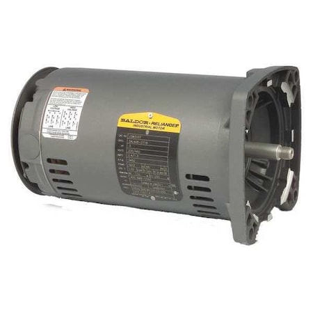 Three-Phase AC Induction Motor, 1 1/2 HP, 56YZ Frame, 230V AC, 460V AC Voltage, 3, 450 Nameplate RPM MPN:JSM3120
