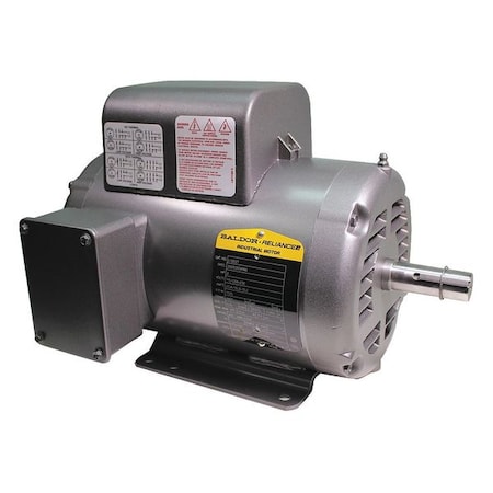Capacitor-Start/Run General Purpose Motor, 2 hp HP, 115/208-230V AC Voltage, 145T Frame MPN:L1322T