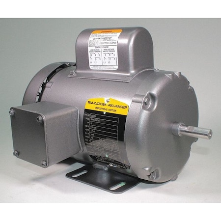 Capacitor-Start/Run General Purpose Motor, 1/2 hp HP, 115/230V AC Voltage, 48 Frame MPN:L3408