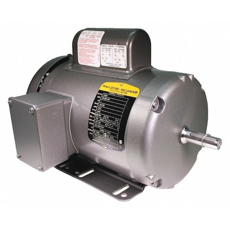 Capacitor-Start/Run General Purpose Motor, 1 hp HP, 115/230V AC Voltage, 56H Frame MPN:L3509