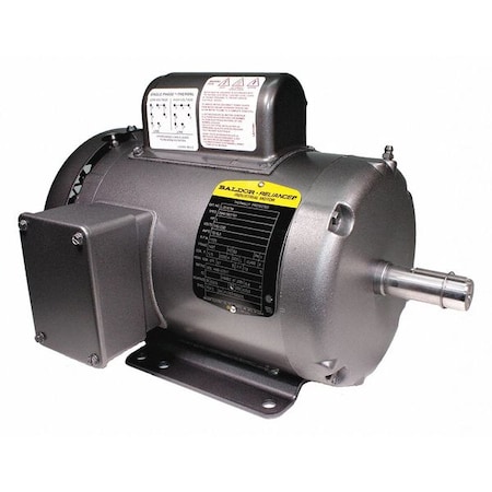 Capacitor-Start/Run General Purpose Motor, 1 hp HP, 115/230V AC Voltage, 143T Frame MPN:L3510TM