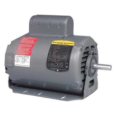 Capacitor-Start AC Induction Motor, 1/2 HP, 115V AC, 230V AC Voltage, 56 Frame, 1, 725 Nameplate RPM MPN:RL1304A