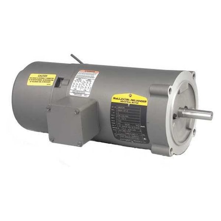 Three-Phase AC Induction Motor, 1/2 HP, 56C Frame, 208V AC, 230V AC, 460V AC Voltage MPN:VBM3538