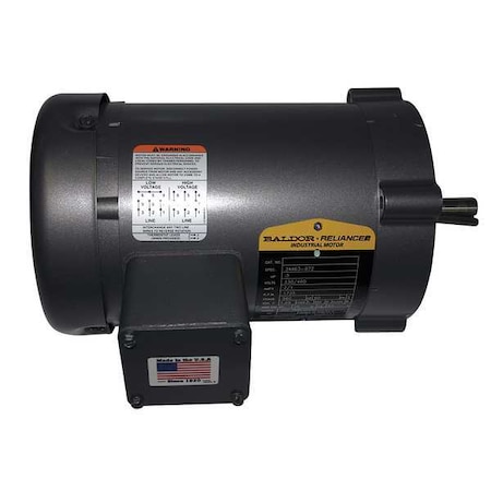 Three-Phase General Purpose Motor, 1/2 HP, 56C Frame, 230/460V AC Voltage, 1735 rpm Nameplate RPM MPN:VEM3538