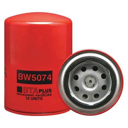 Coolant Filter, 3-11/16 x 5-3/8 In MPN:BW5074