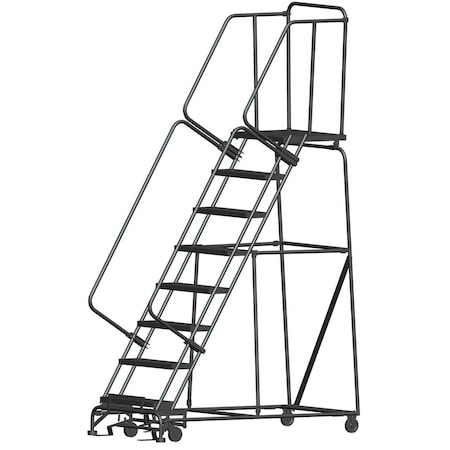 Safety Rolling Ladder, Steel, 80 in.H MPN:083221RSU