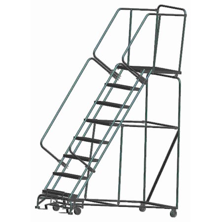 Stock Picking Roll Ladder, Steel, 80 in.H MPN:083228R