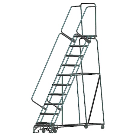 Safety Rolling Ladder, Steel, 100 in.H MPN:103214G