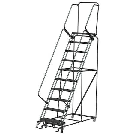 Safety Rolling Ladder, Steel, 100 in.H MPN:103214X