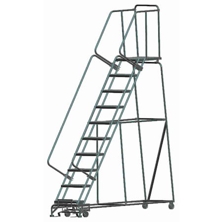 Stock Picking Roll Ladder, Steel, 100 in.H MPN:103221G