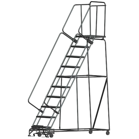 Safety Rolling Ladder, Steel, 100 in.H MPN:103221GSU