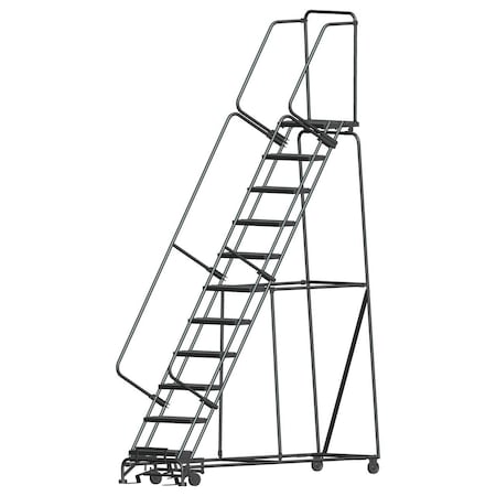 Safety Rolling Ladder, Steel, 110 in.H MPN:113214GSU