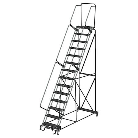 Safety Rolling Ladder, Steel, 140 in.H MPN:144014X