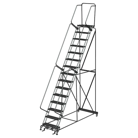 Safety Rolling Ladder, Steel, 150 in.H MPN:154014X
