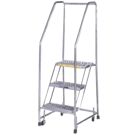 Rolling Ladder, Aluminum, 19 in.H MPN:A2SH